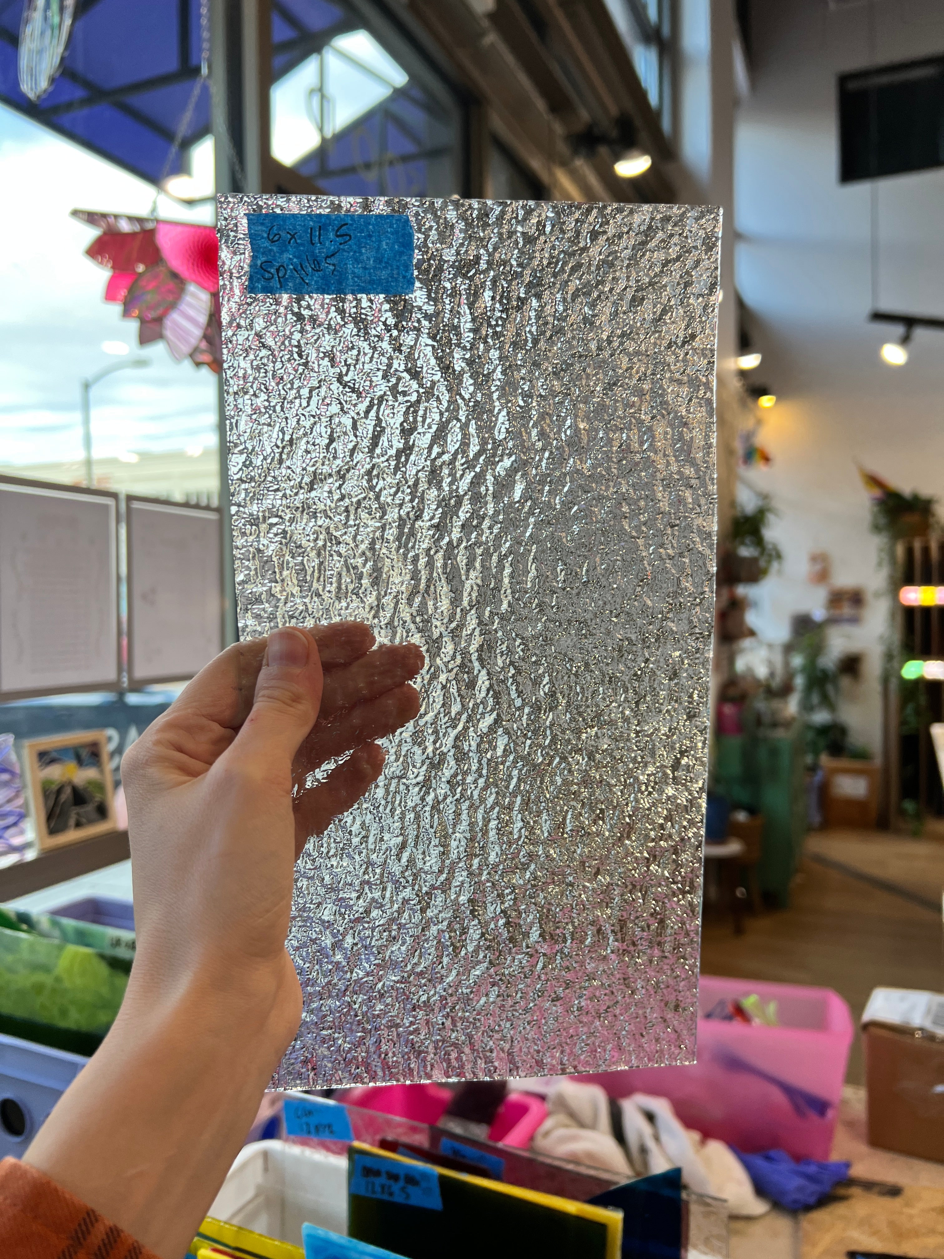 Clear Granite - Spectrum Sheet Glass Colorado Glassworks   