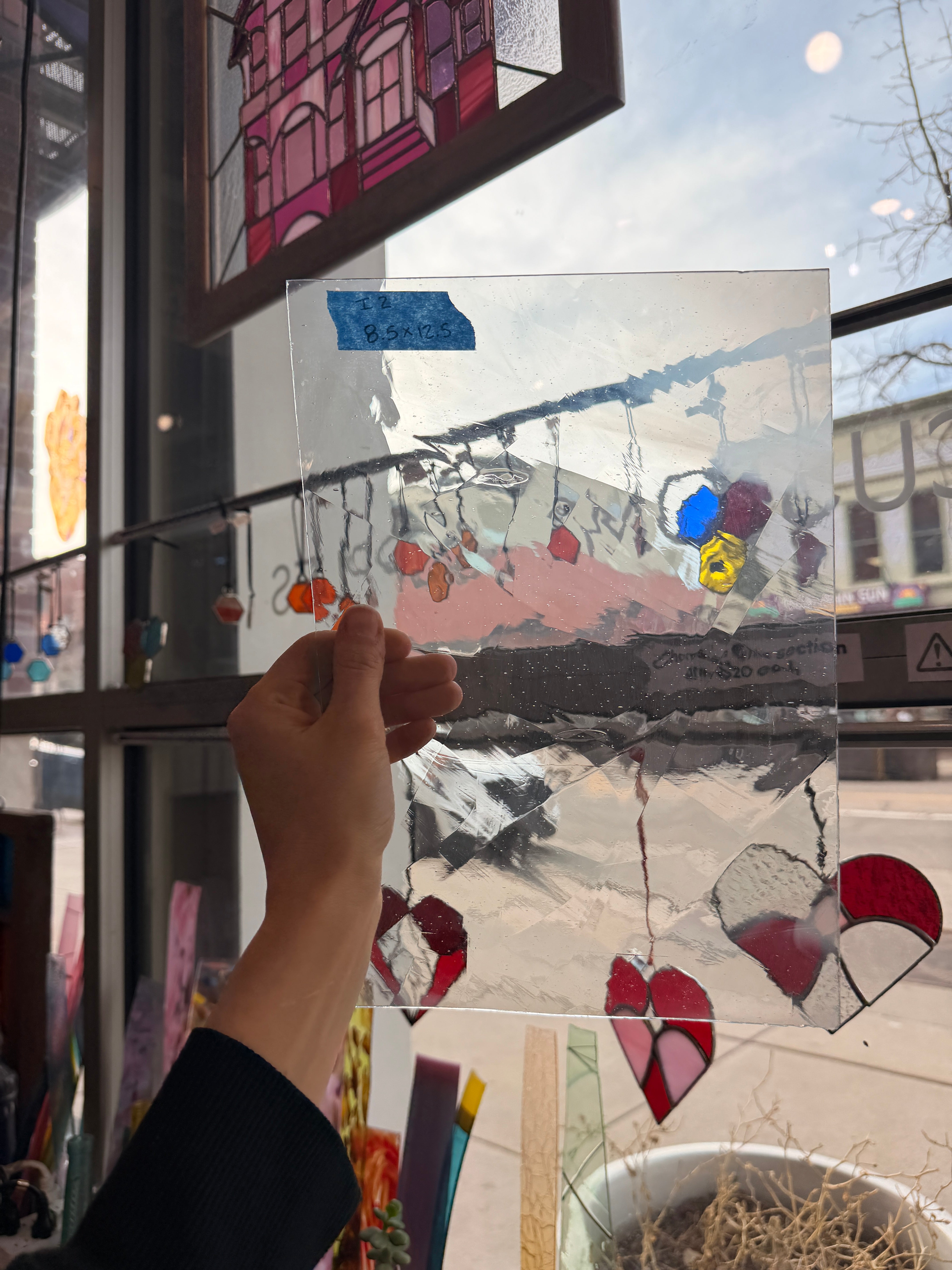 Clear Mouth Blown Fremont Sheet Glass Colorado Glassworks