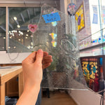 Clear Seedy Mouth Blown Sheet Glass Colorado Glass Works