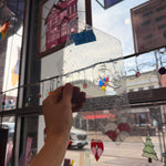 Clear Seedy Mouth Blown Sheet Glass Colorado Glass Works