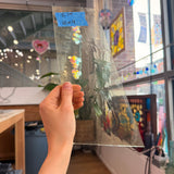 Light Yellow Mouthblown Transparent Sheet Glass Colorado Glassworks