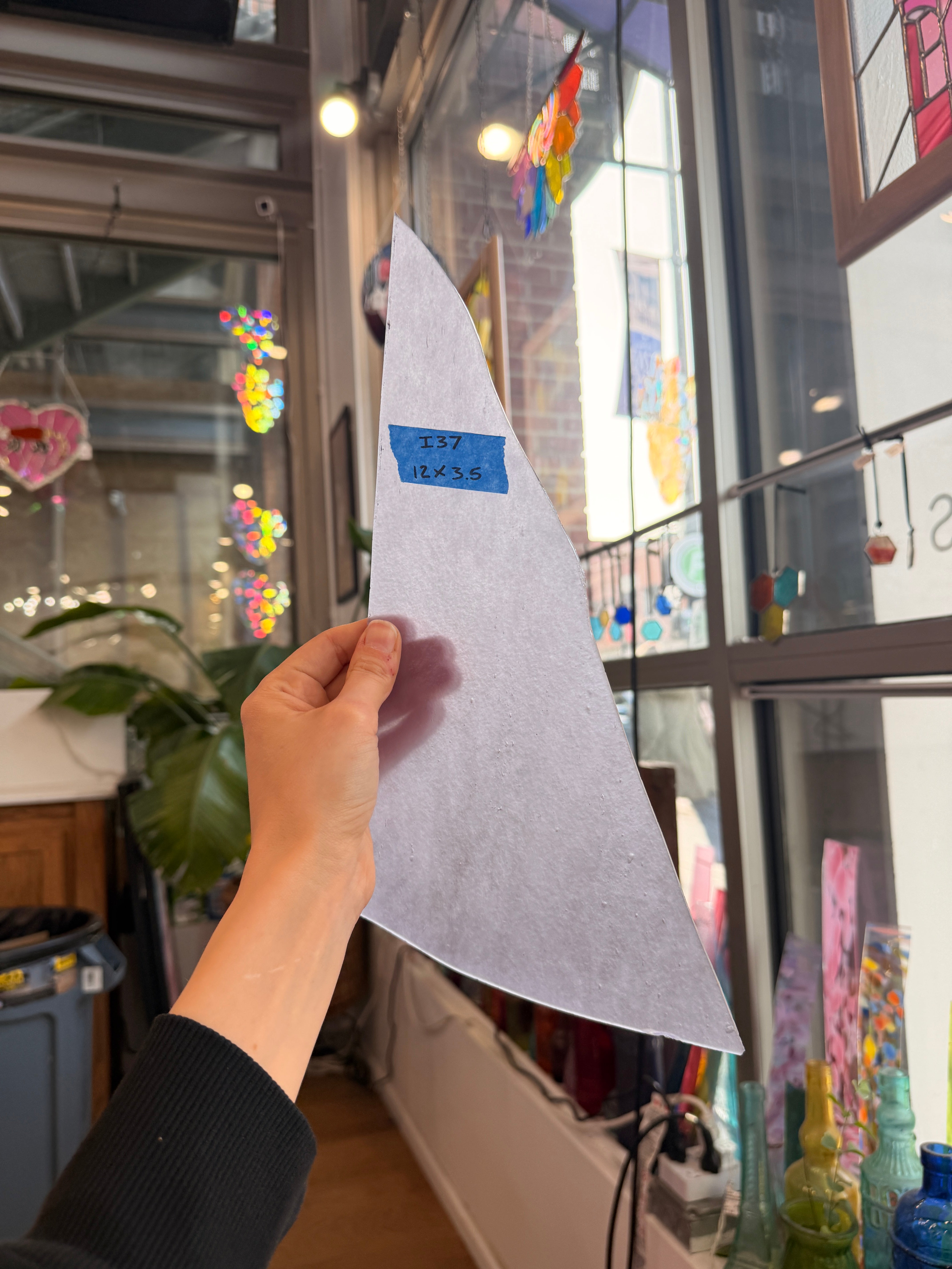 Neodymium Purple Stipple Youghiogheny Sheet Glass Colorado Glassworks