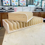 Made-To-Order Stained Scrap Glass Storage Shelf (variety of sizes) Tools Colorado Glassworks
