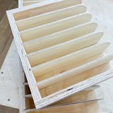 Made-To-Order Stained Scrap Glass Storage Shelf (variety of sizes) Tools Colorado Glassworks