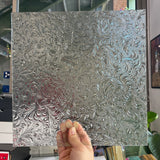Floreal Clear Textured (IM 512) Sheet Glass Colorado Glassworks FLOREAL-1 (12x12in)