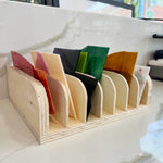 Made-To-Order Stained Scrap Glass Storage Shelf (variety of sizes) Tools Colorado Glassworks