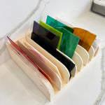 Made-To-Order Stained Scrap Glass Storage Shelf (variety of sizes) Tools Colorado Glassworks