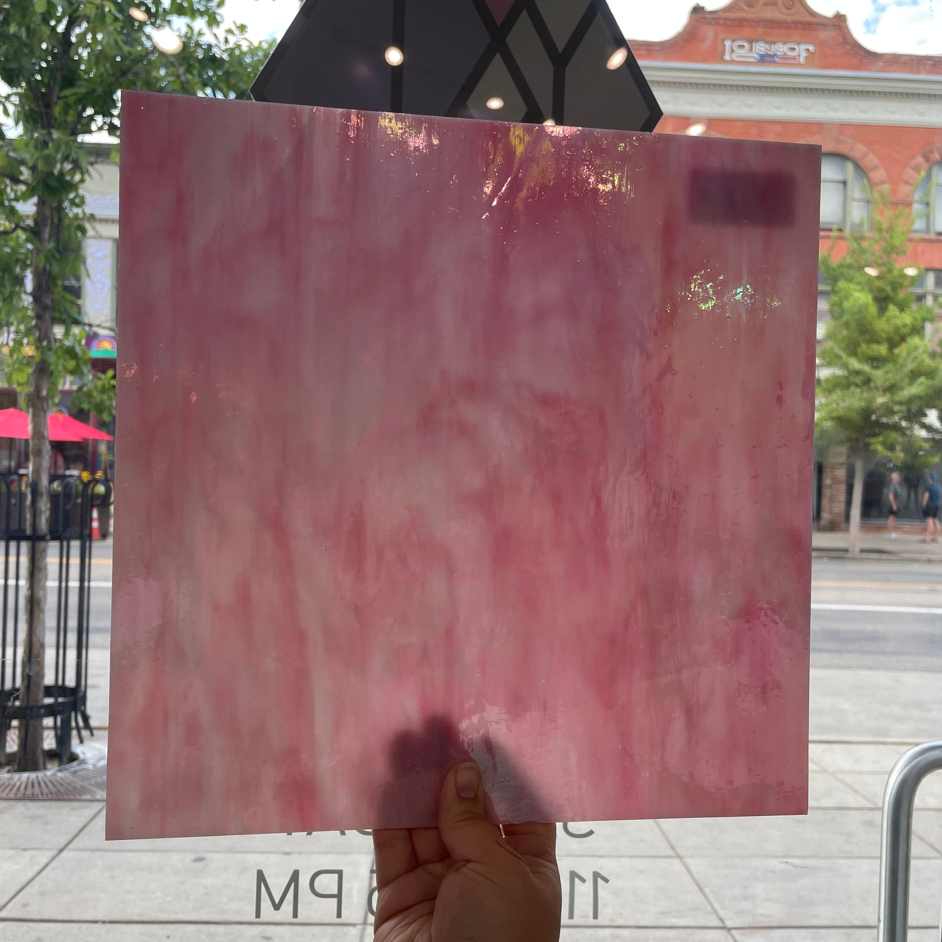 Pink Opaque Iridescent Choice (CHG 9002IR) Colorado Glassworks