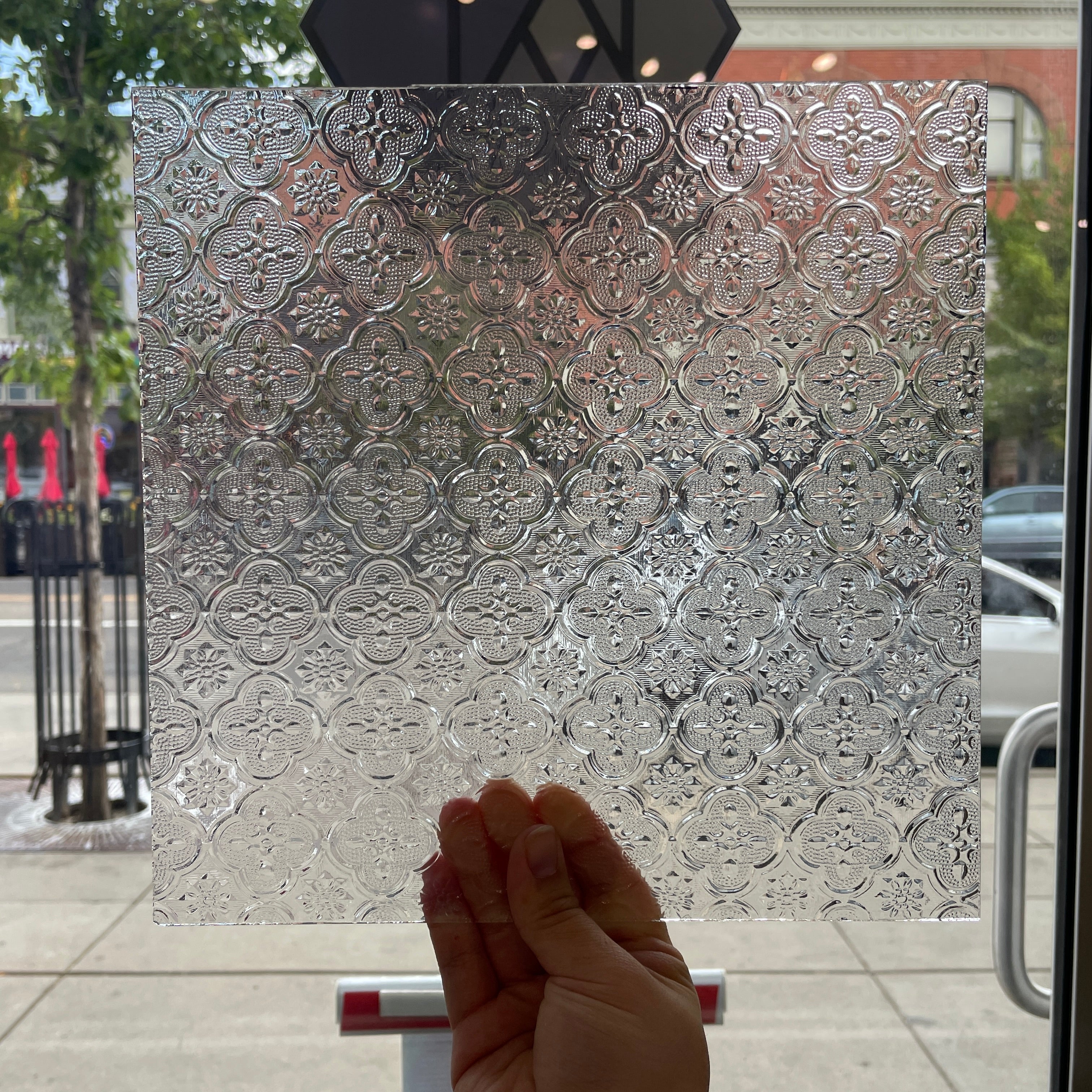 Morisco Lace Clear Transparent Sheet Glass Colorado Glassworks