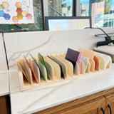 Made-To-Order Stained Scrap Glass Storage Shelf (variety of sizes) Tools Colorado Glassworks