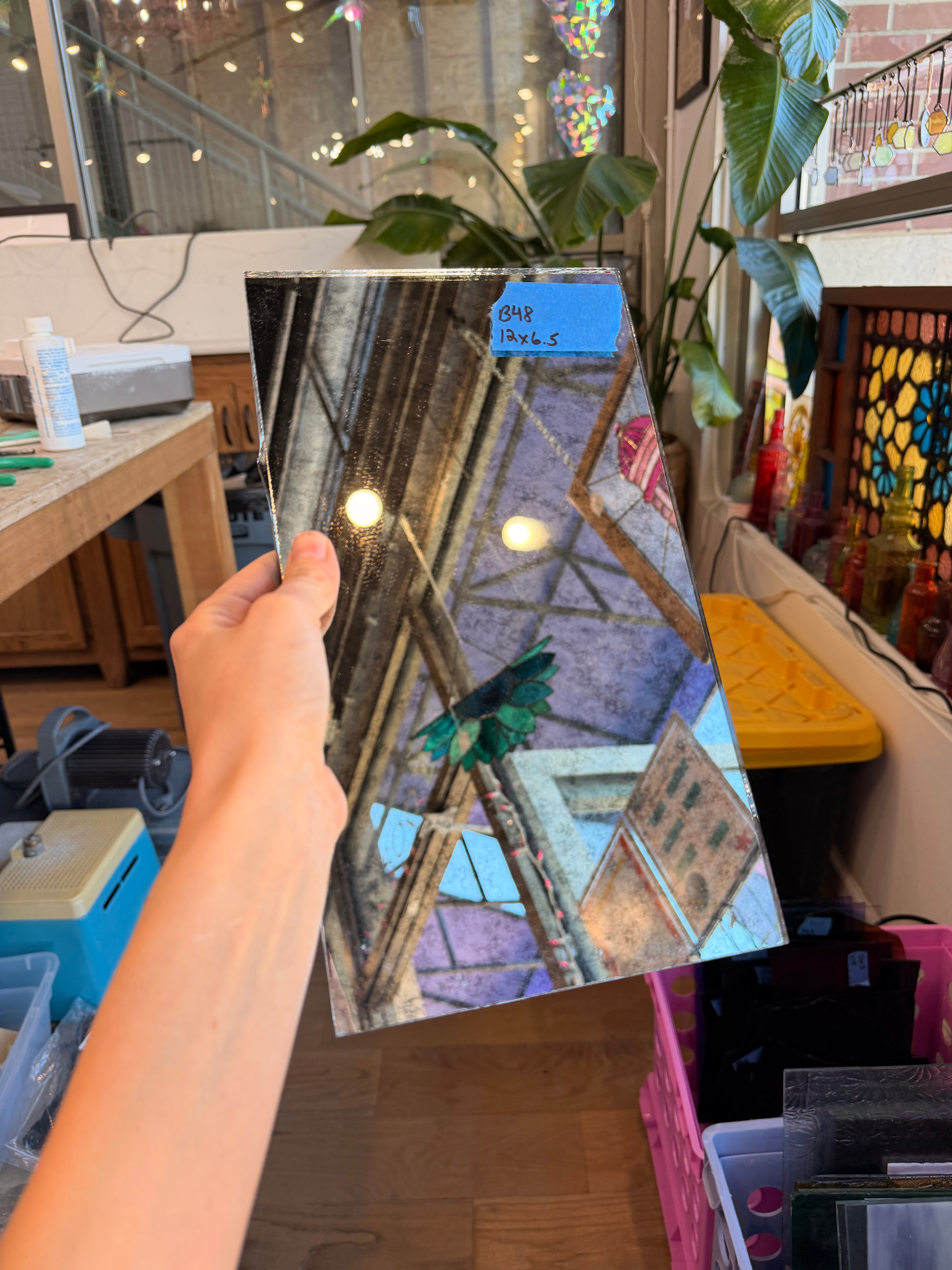 Antiqued Mirror Sheet Glass Colorado Glassworks