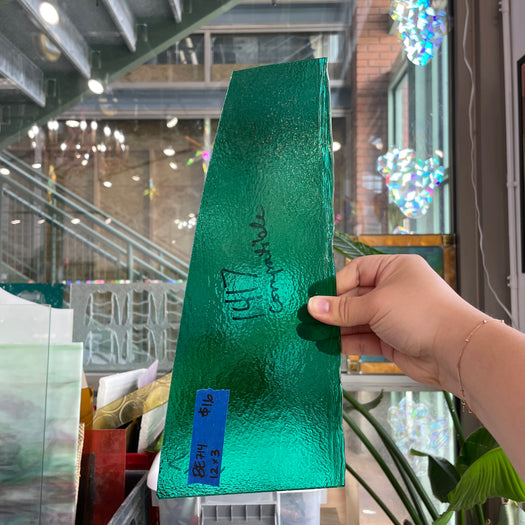 Teal Transparent Bullseye Sheet Glass Colorado Glass Works