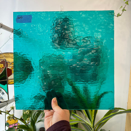 Robin's Egg Blue Wissmach Mystic (25 MY) Sheet Glass Colorado Glass Works