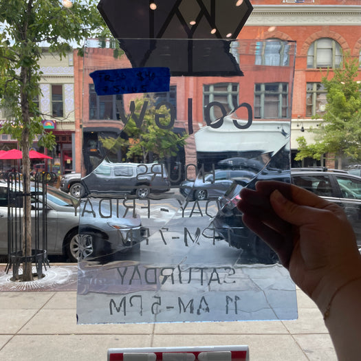 Light Blue Mouth Blown Fremont Flash Glass Sheet Glass Colorado Glassworks