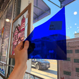 Cobalt Blue Mouth Blown Sheet Glass Colorado Glassworks 6x5.5in (UNK-23916077)