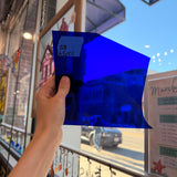 Cobalt Blue Mouth Blown Sheet Glass Colorado Glassworks 6.5x6.5in (UNK-23948845)