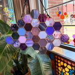 Royal Purples Patchwork Hexagon