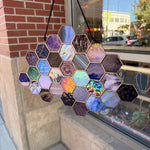 Royal Purples Patchwork Hexagon