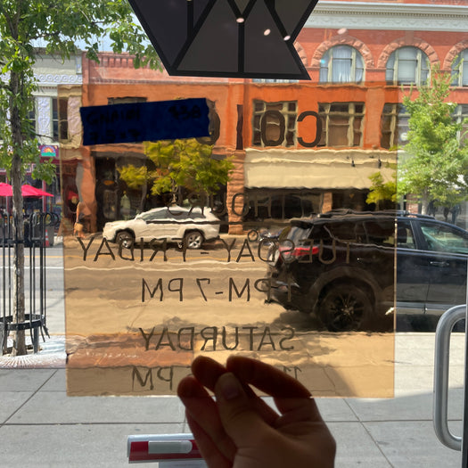 Amber Transparent GNA Sheet Glass Colorado Glassworks