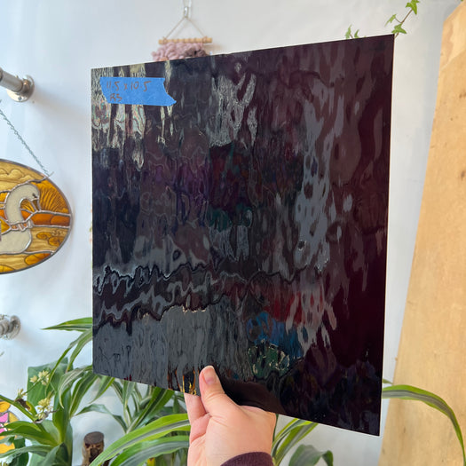 Merlot Waterglass Oceanside Fusible 96 COE Sheet Glass Colorado Glass Works