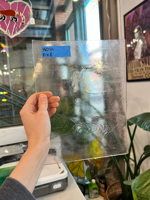 Light Pink Seedy Transparent Kokomo Sheet Glass Colorado Glassworks