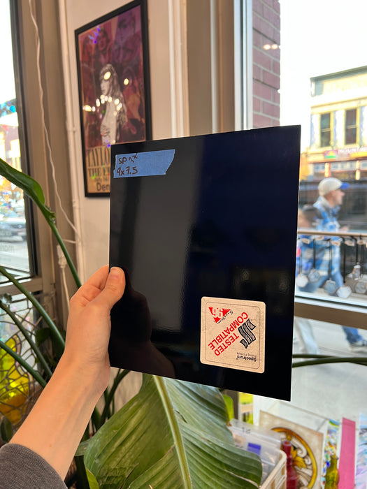 Vintage Black Solid Vintage Spectrum System 96 COE Sheet Glass Colorado Glassworks