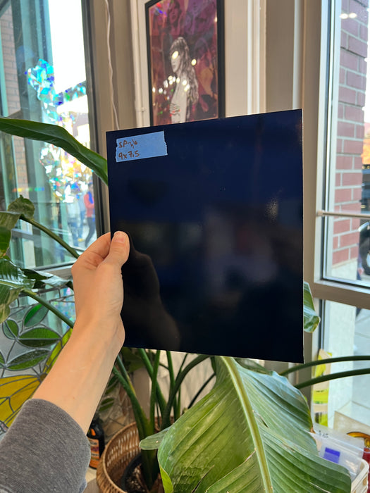 Vintage Black Solid Vintage Spectrum System 96 COE Sheet Glass Colorado Glassworks