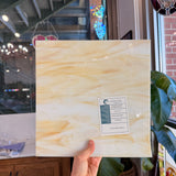 White/Light Amber Oceanside Fusible 96 COE (OGT 315.1F) Sheet Glass Colorado Glassworks