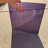 Grape Purple Transparent Oceanside Fusible 96 COE (OGT 543.2F) Sheet Glass Colorado Glassworks