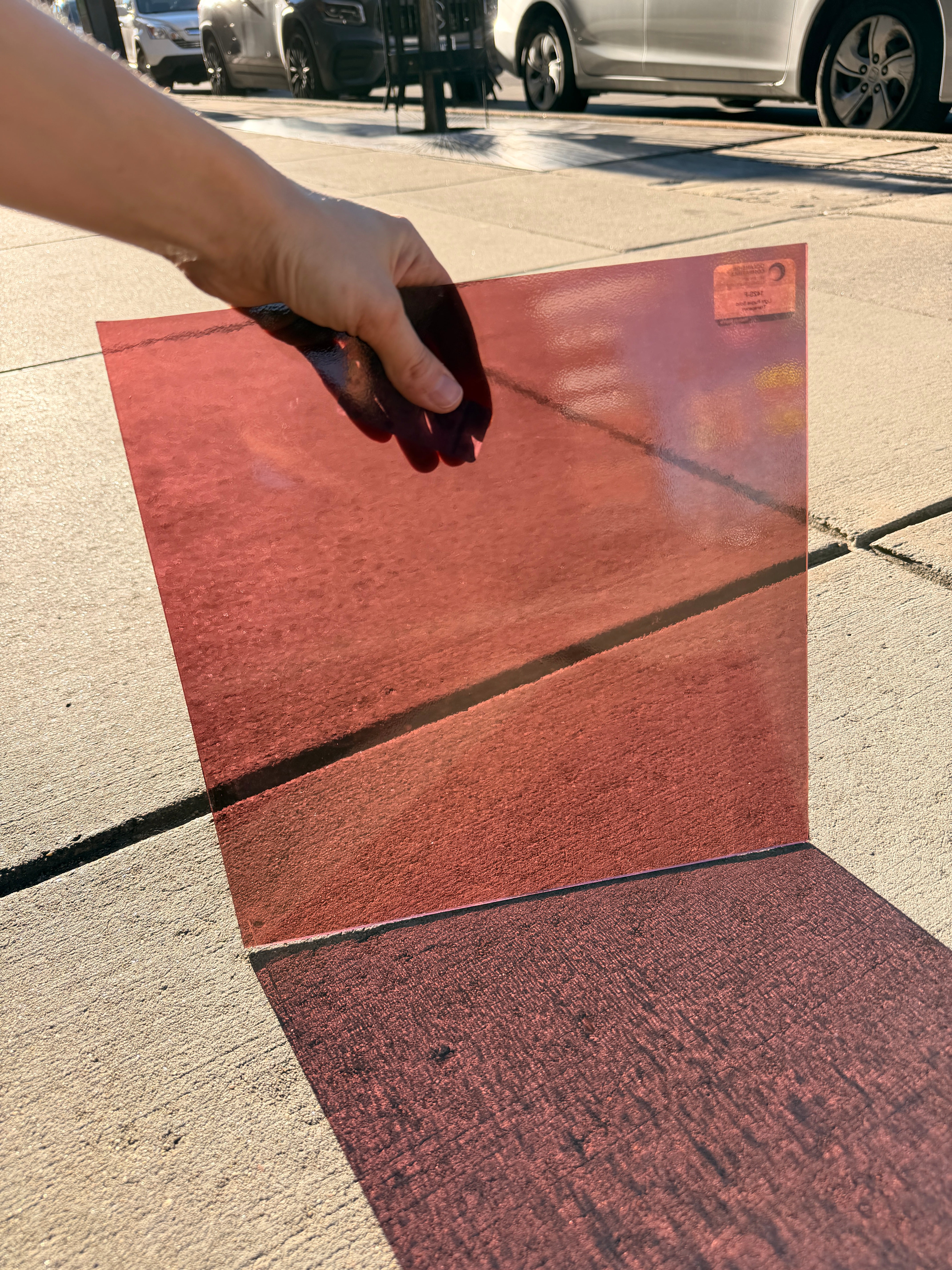 Light Purple Transparent Oceanside Fusible 96 COE (OGT 142F) Sheet Glass Colorado Glassworks