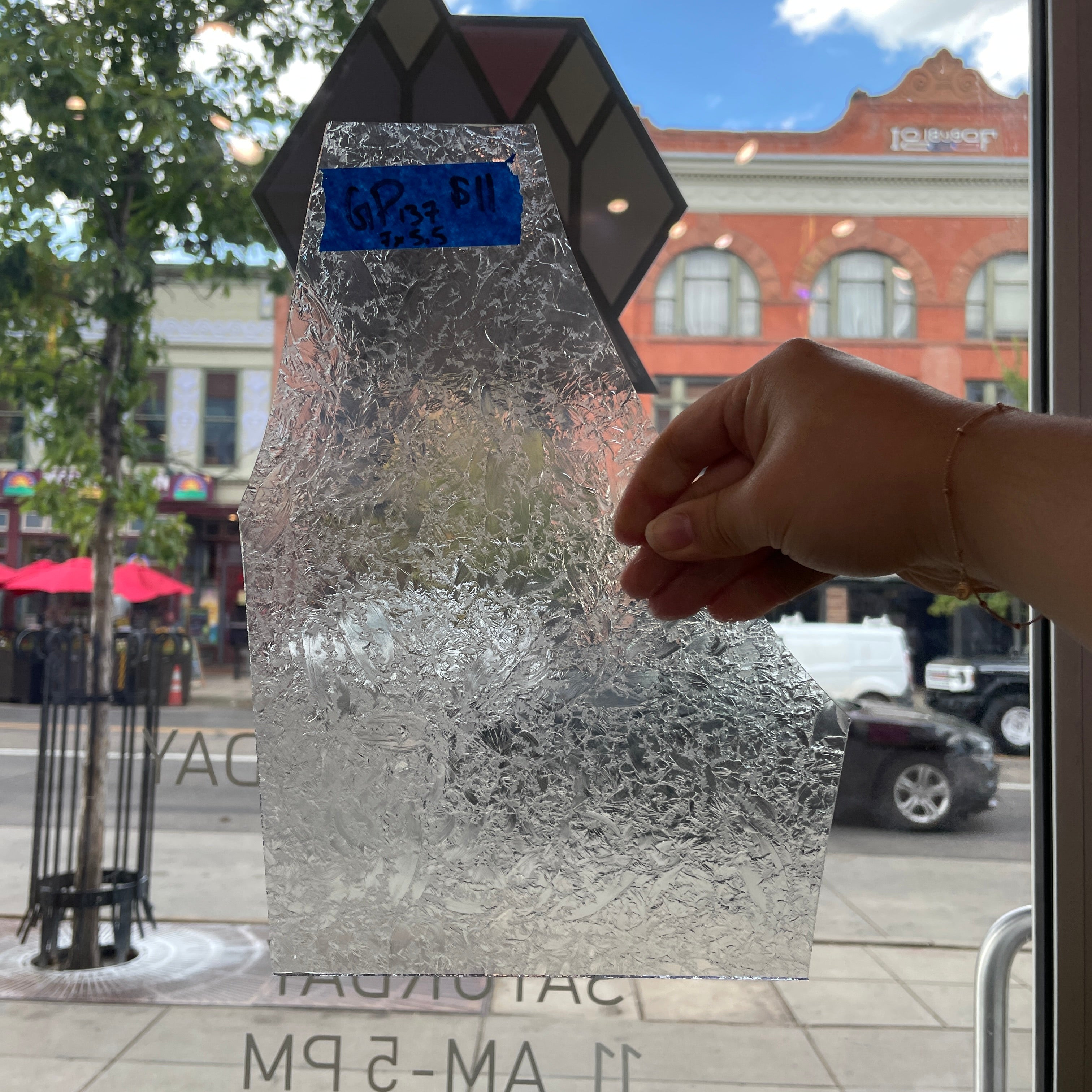Clear Glue Chip Sheet Glass Colorado Glassworks