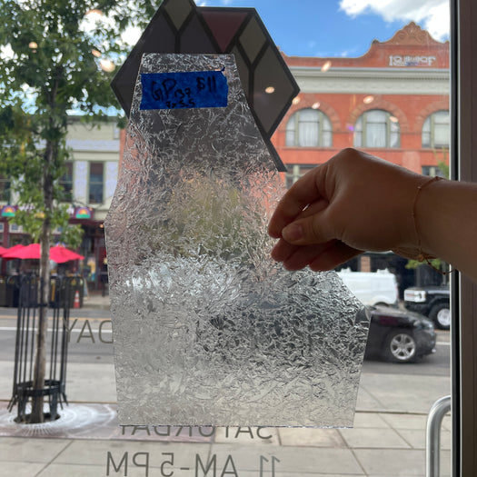 Clear Glue Chip Sheet Glass Colorado Glassworks