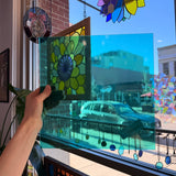 Aquamarine Transparent Oceanside Fusible 96 COE (OGT 523.1F) Sheet Glass Colorado Glassworks