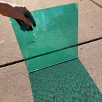 Aquamarine Transparent Oceanside Fusible 96 COE (OGT 523.1F) Sheet Glass Colorado Glassworks