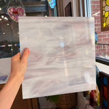 Pale Purple/White Oceanside Fusible 96 COE (OGT 347.1F) Sheet Glass Colorado Glassworks