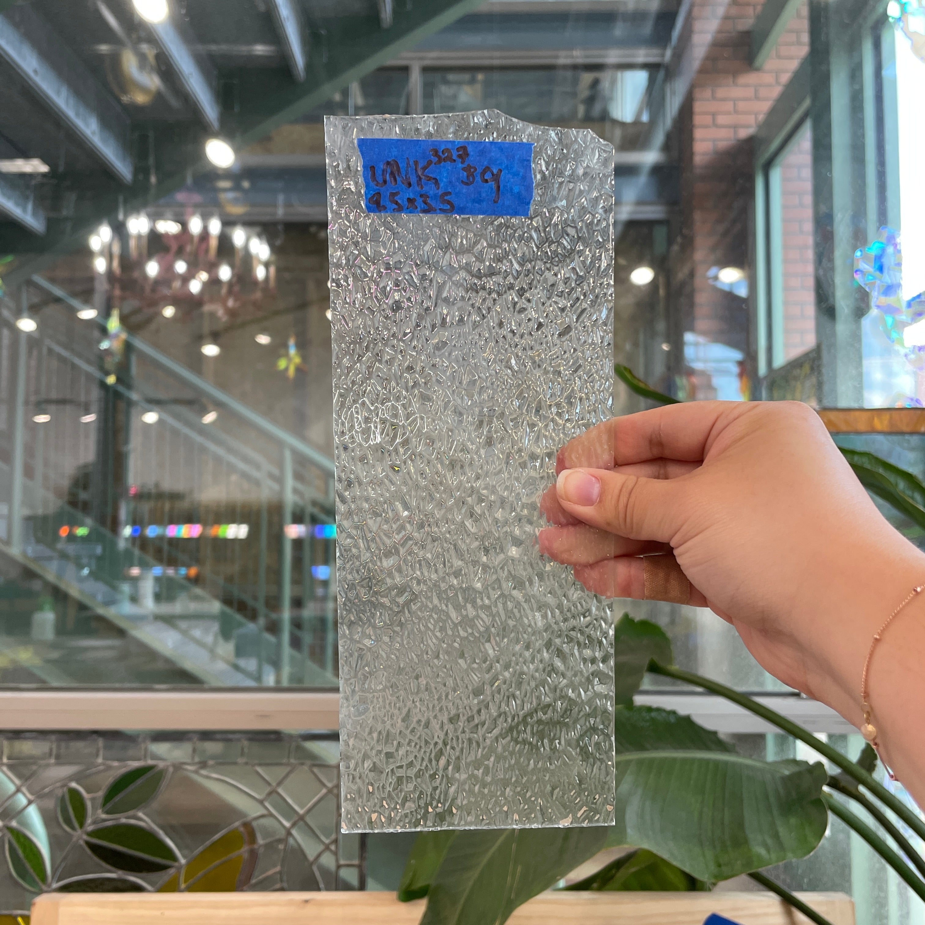 Clear Textured Sheet Glass Colorado Glassworks