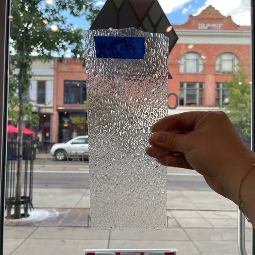 Clear Textured Sheet Glass Colorado Glassworks