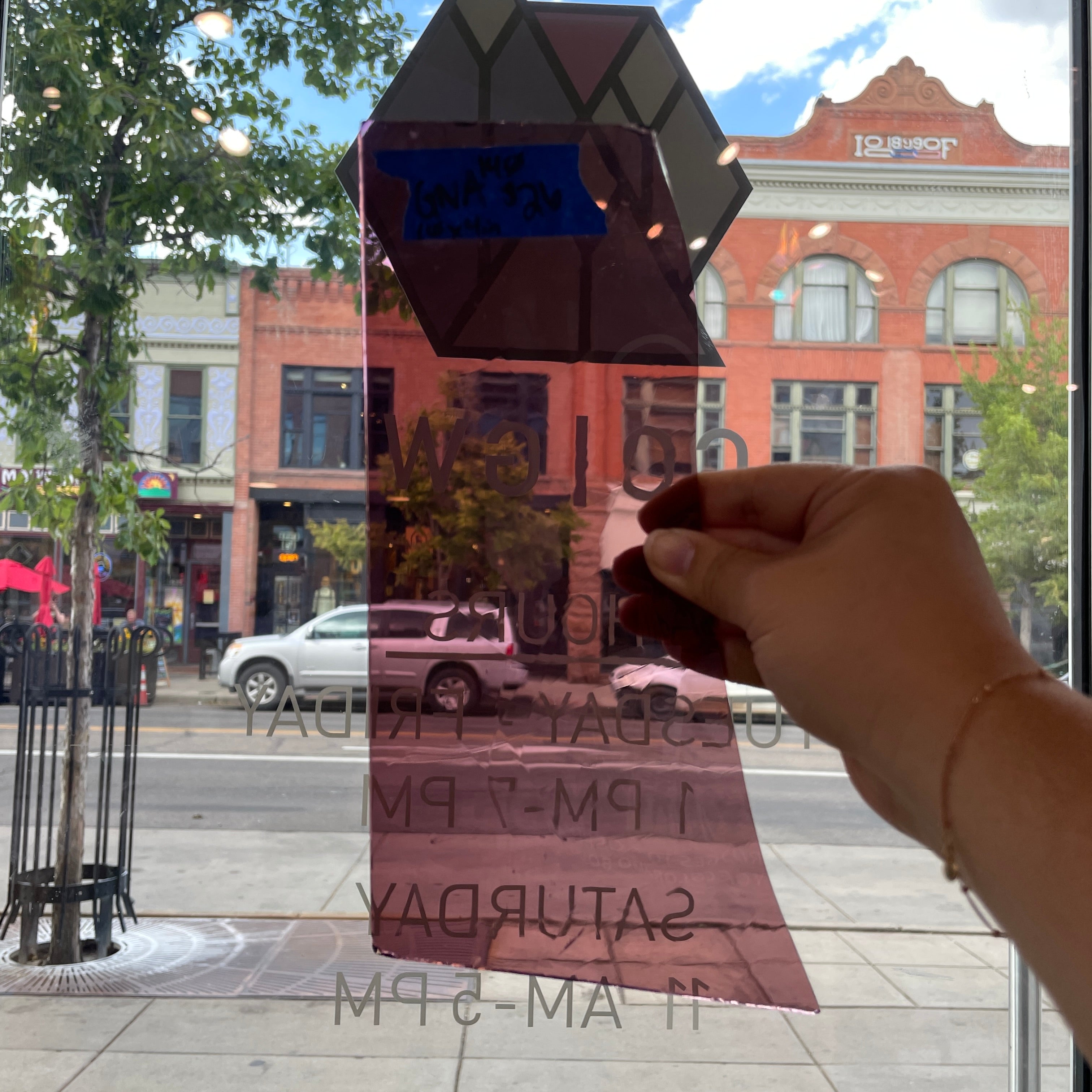 Purple Transparent GNA Sheet Glass Colorado Glassworks