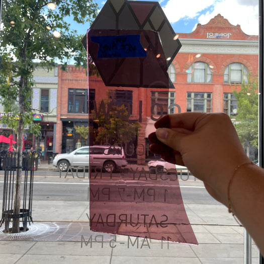 Purple Transparent GNA Sheet Glass Colorado Glassworks