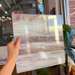 Purple/Amber/White Oceanside Fusible 96 COE (OGT 641.7F) Sheet Glass Colorado Glassworks