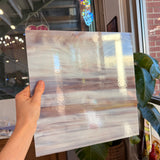 Purple/Amber/White Oceanside Fusible 96 COE (OGT 641.7F) Sheet Glass Colorado Glassworks