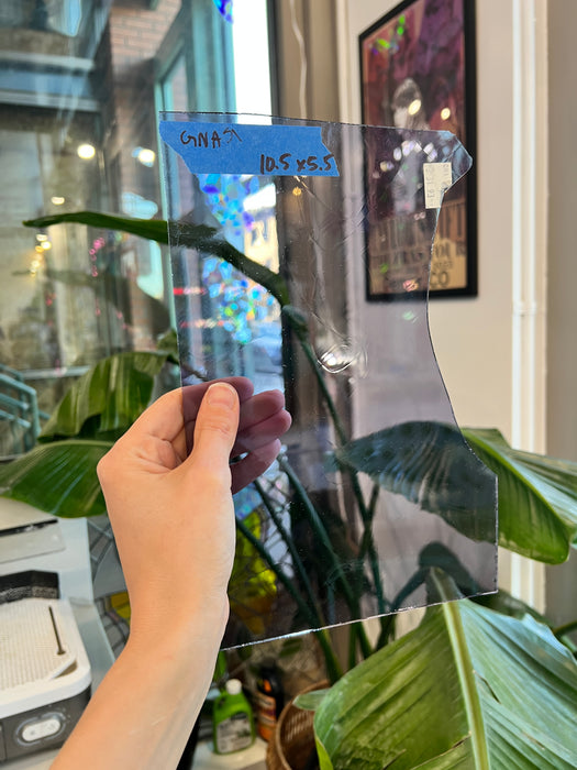 Transparent Purple Vintage GNA Sheet Glass Colorado Glassworks