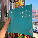 Turquoise Green Opalescent Oceanside Fusible 96 COE (OGT 223.72F) Sheet Glass Colorado Glassworks