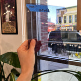 Transparent Purple Vintage GNA Sheet Glass Colorado Glassworks GNA51 (10.5x5.5in)