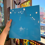 Turquoise Blue Opalescent Oceanside Fusible 96 COE (OGT 233.74F) Sheet Glass Colorado Glassworks