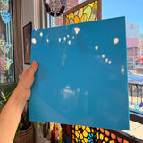 Turquoise Blue Opalescent Oceanside Fusible 96 COE (OGT 233.74F) Sheet Glass Colorado Glassworks