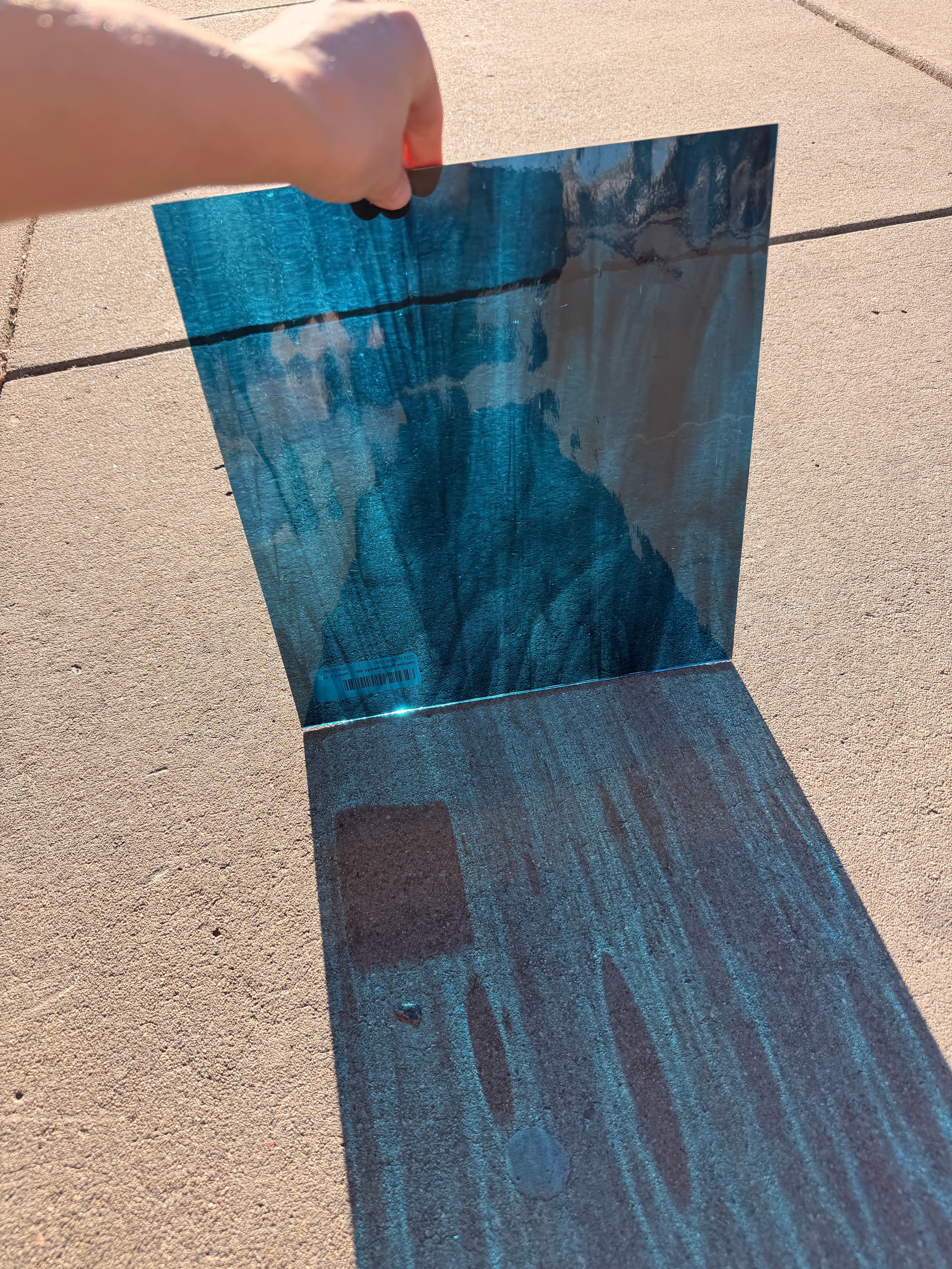 Deep Steel/Sky Blue Waterglass Oceanside Fusible 96 COE (OGT 433.1WF) Sheet Glass Colorado Glassworks