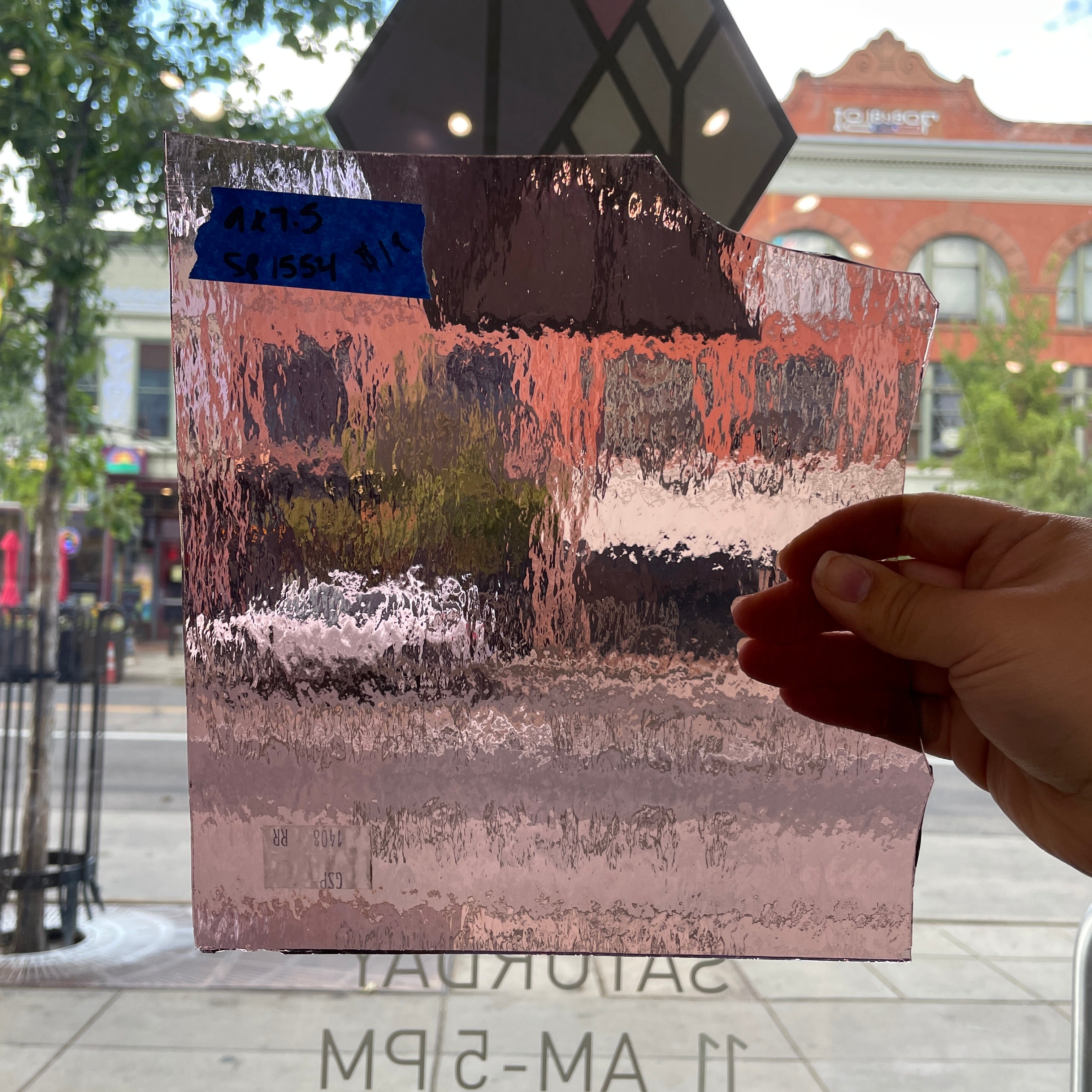 Light Purple Transparent Spectrum Sheet Glass Colorado Glassworks