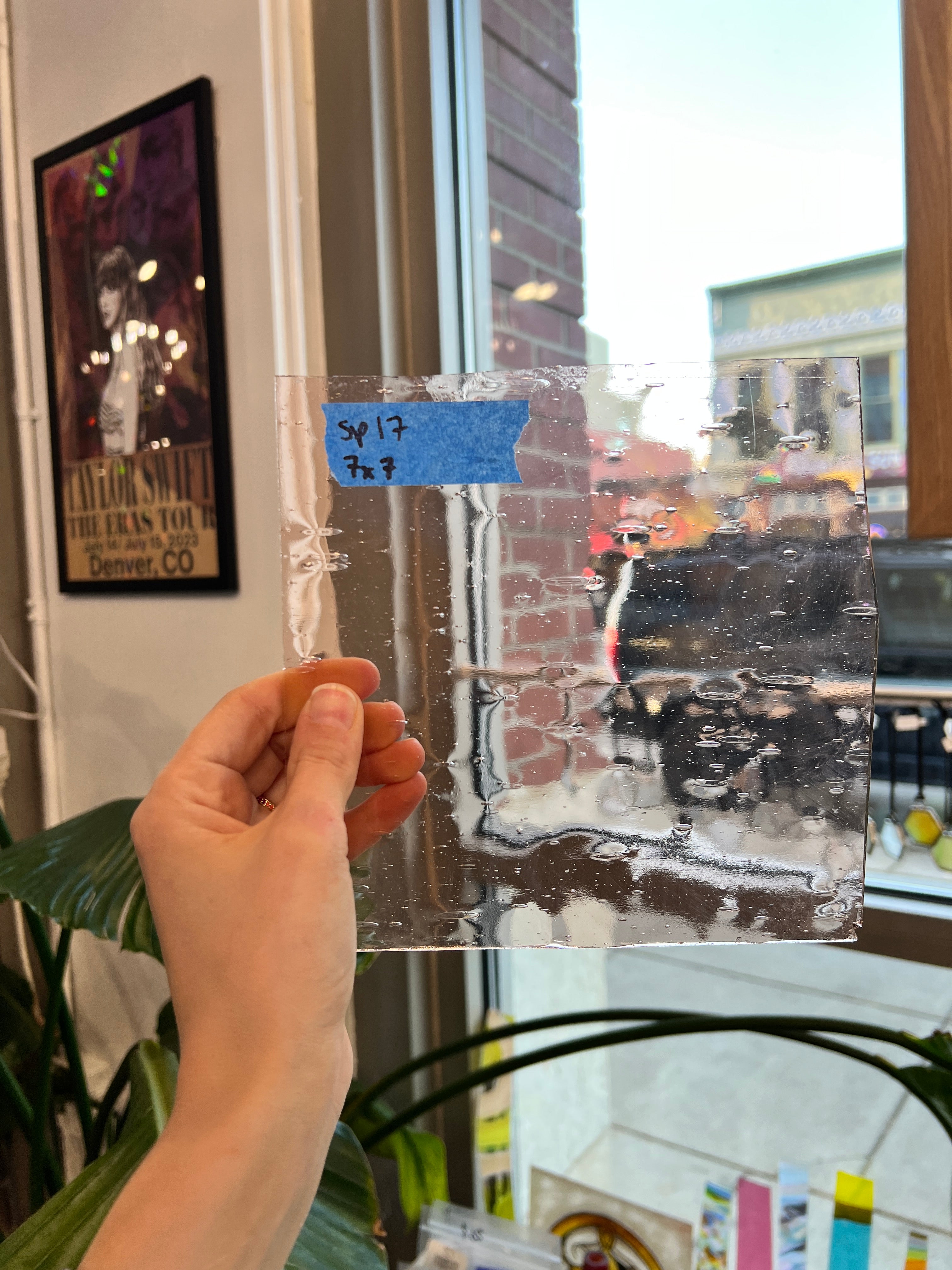 Light Pink Seedy Spectrum Sheet Glass Colorado Glassworks