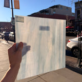 White/Colonial Blue Oceanside Fusible 96 COE (OGT 838.52F) Sheet Glass Colorado Glassworks